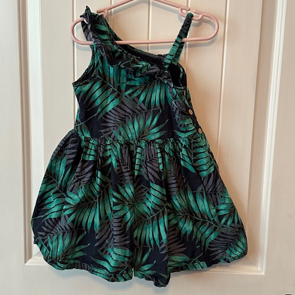 Palm leaf one shoulder dress by genuine kids from Oshkosh